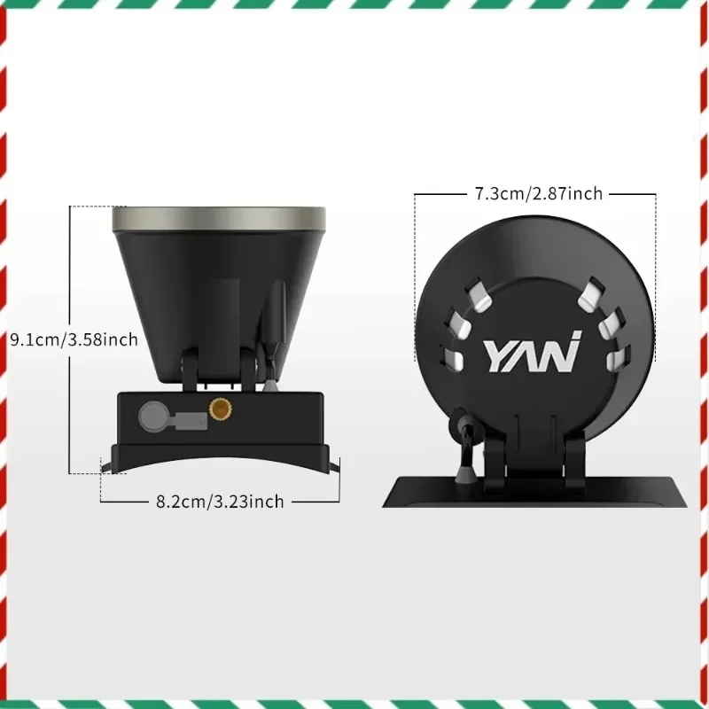 

YN-726U LED Headlamp Portable Rechargeable 3 Lighting Modes Super Bright Flashlight for Outdoor Camping Fishing