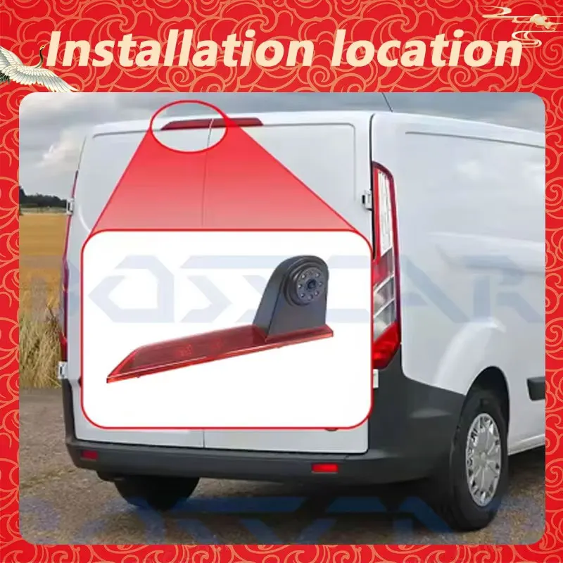 For Ford Transit Custom 2012 - 2015 2014 CVBS 170° Car Rear View Camera Auto Accessories Night Vision Waterproof Backup Camera