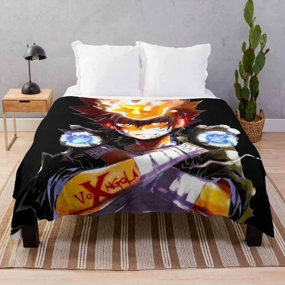 Katekyo Hitman Reborn Tsunayoshi Sawada Throw Blanket Sofas blankets and throws Blankets