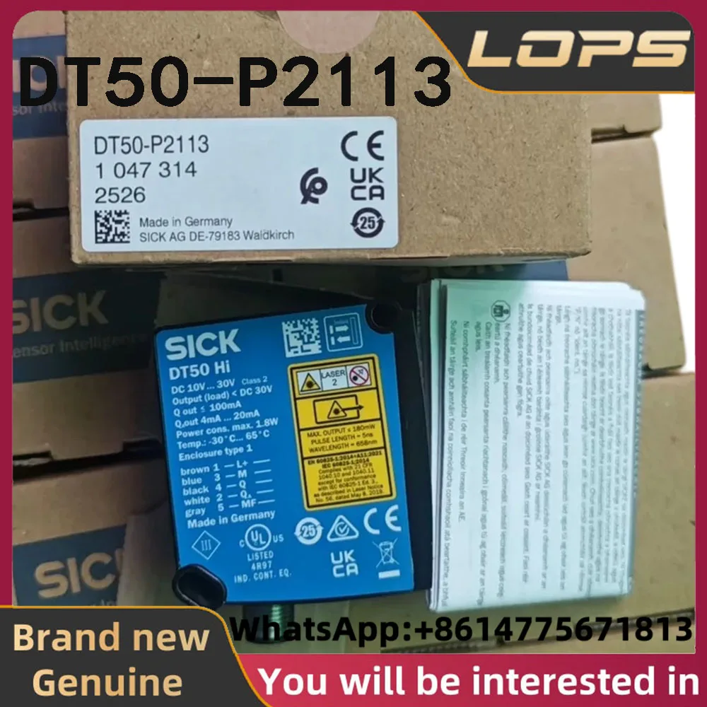 DT50-P2113 Brand new original SICK Laser distance sensor, order number: 1047314, welcome to consult