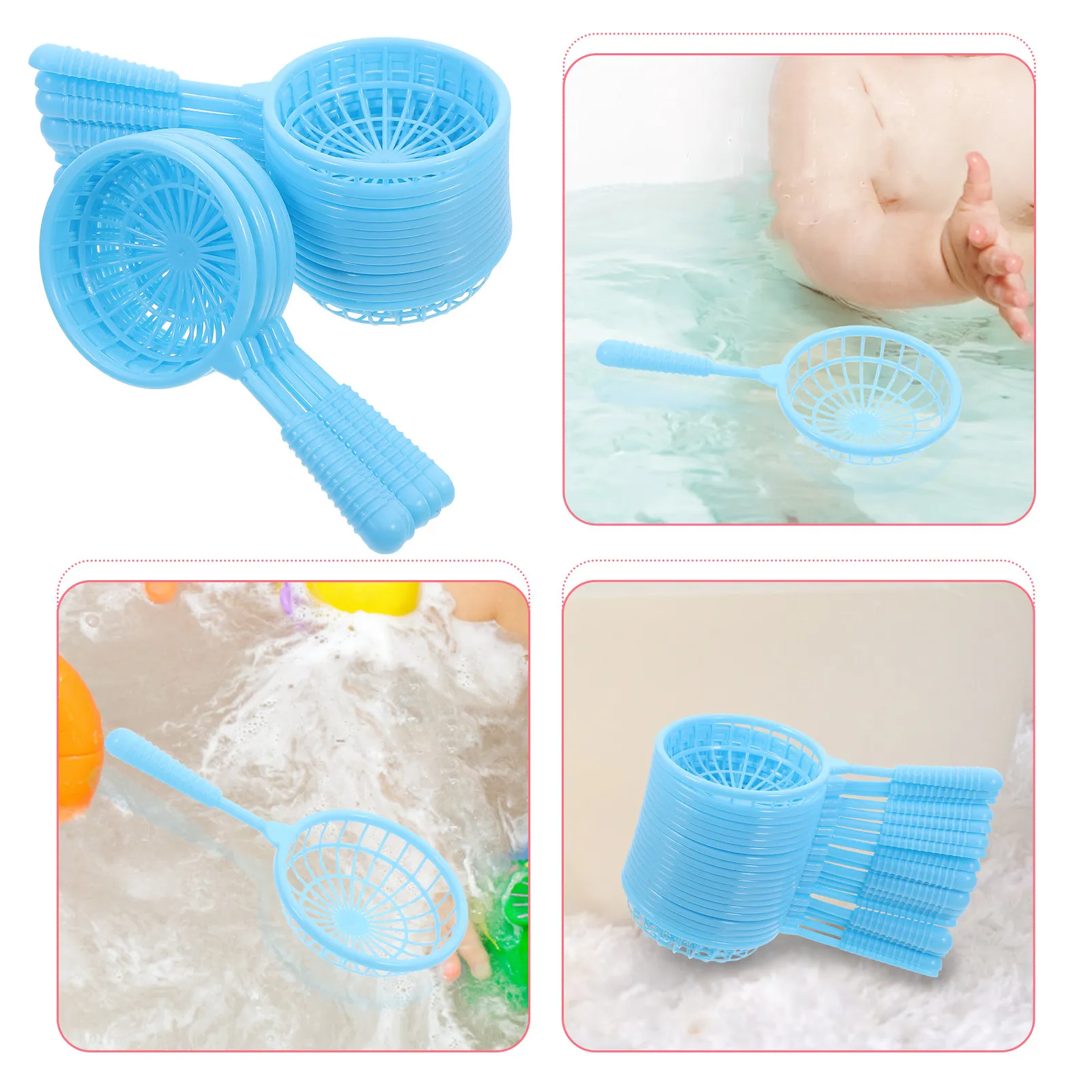 

Набор из 20 детских сачков для рыбалки, безопасный материал PP, яркие цвета, для игр в воде в помещении и на улице, для ванн и бассейнов, для сбора рыбы