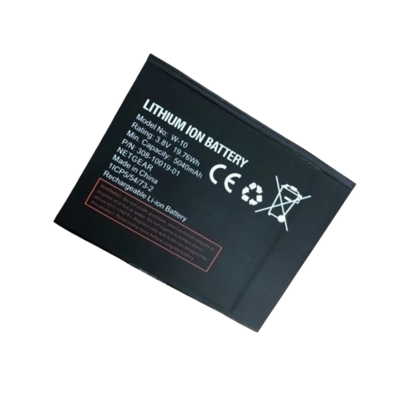 Nouvelle batterie Lithium-lon Rechargeable haute capacité 3.8V 5040mAh W-10 batterie de remplacement pour Netgear Nighthawk M1 MR1100 W10