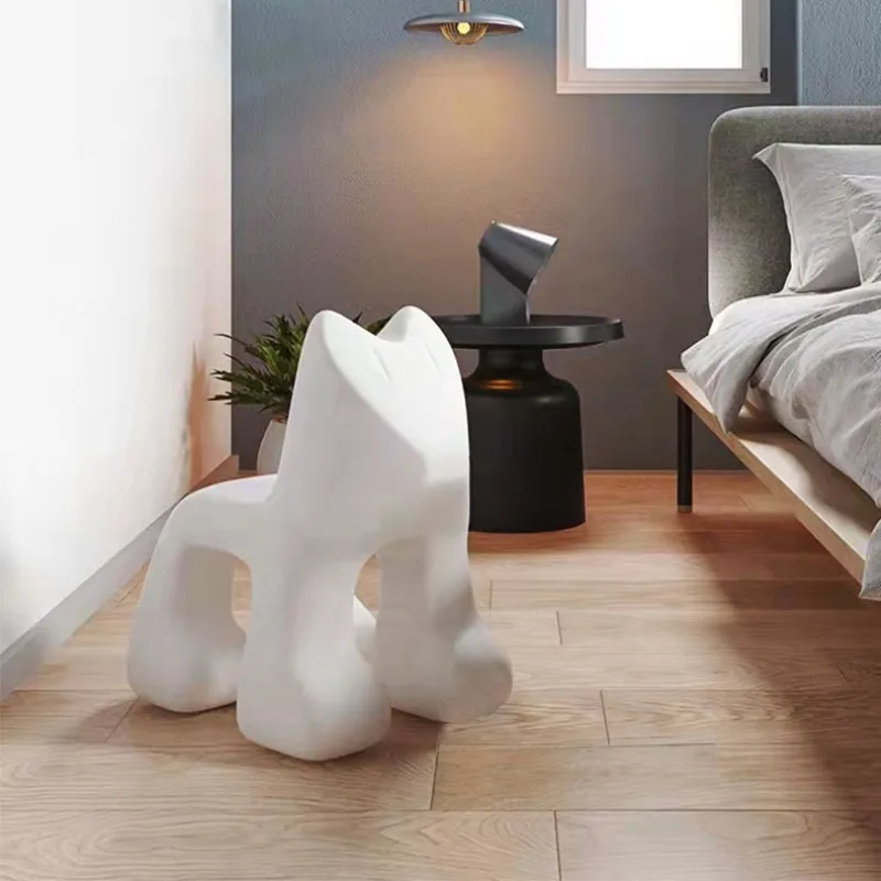 

Nordic Internet celebrity small stool cartoon animal seat plastic thickened children's chair kindergarten creative low stool hou