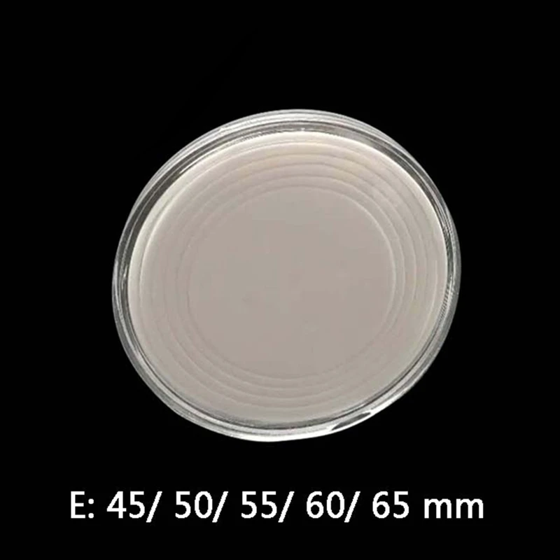 367A 10Pcs Clear Round 70mm Direct Fit Airtight Coin Capsules Holder Display Storage