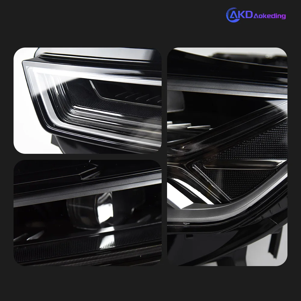 Auto Parts For A6 C7 Headlights 2012-2018 C7Pa Matrix Styling LED Daytime Lights Dual Projector DRL Car Accesorios Modified