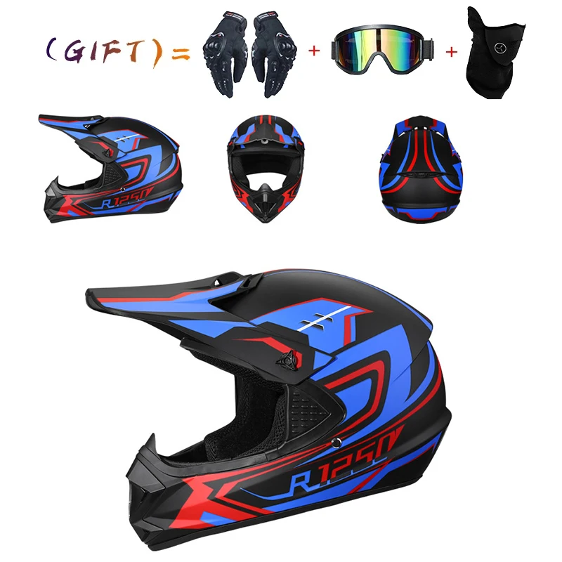 

Bicycle MTB Helmet Motocross Downhill Bike Helmet Racing Motorcycle helmet Off-road Mountain Full Face Motobiker Helmet Classic