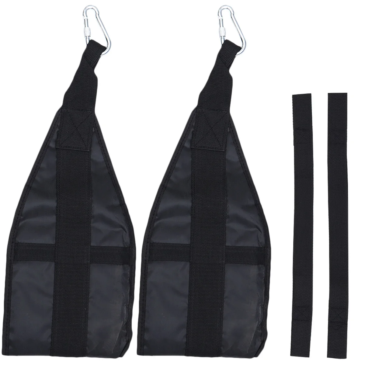 

1Set Of Ab Straps Hanging Durable Nylon Webbing Professional Slings For Abdominal Exercise Belt Ab Lift Pullup Training