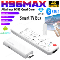 Android 14.0 TV Stick H96Max WIFI BT5.0 Mini TV Stick 2GB 8GB/2GB 16GB Android TV Stick Allwinner H313 Quad Core 4K Set Top Box