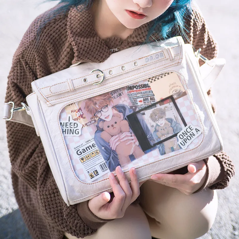 Japanese Original Small Food Bar Millet Ltabag Women's Student  Two-dimensional Comic Exhibition Single Shoulder Messenger Bag