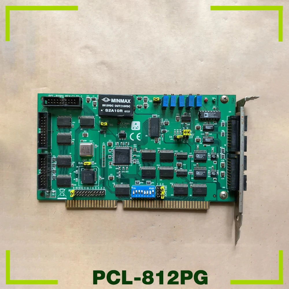 1pcs For Advantech PCL-812PG REV.C1 01-1 Analog And Digital I/O Industrial Card PCL-812