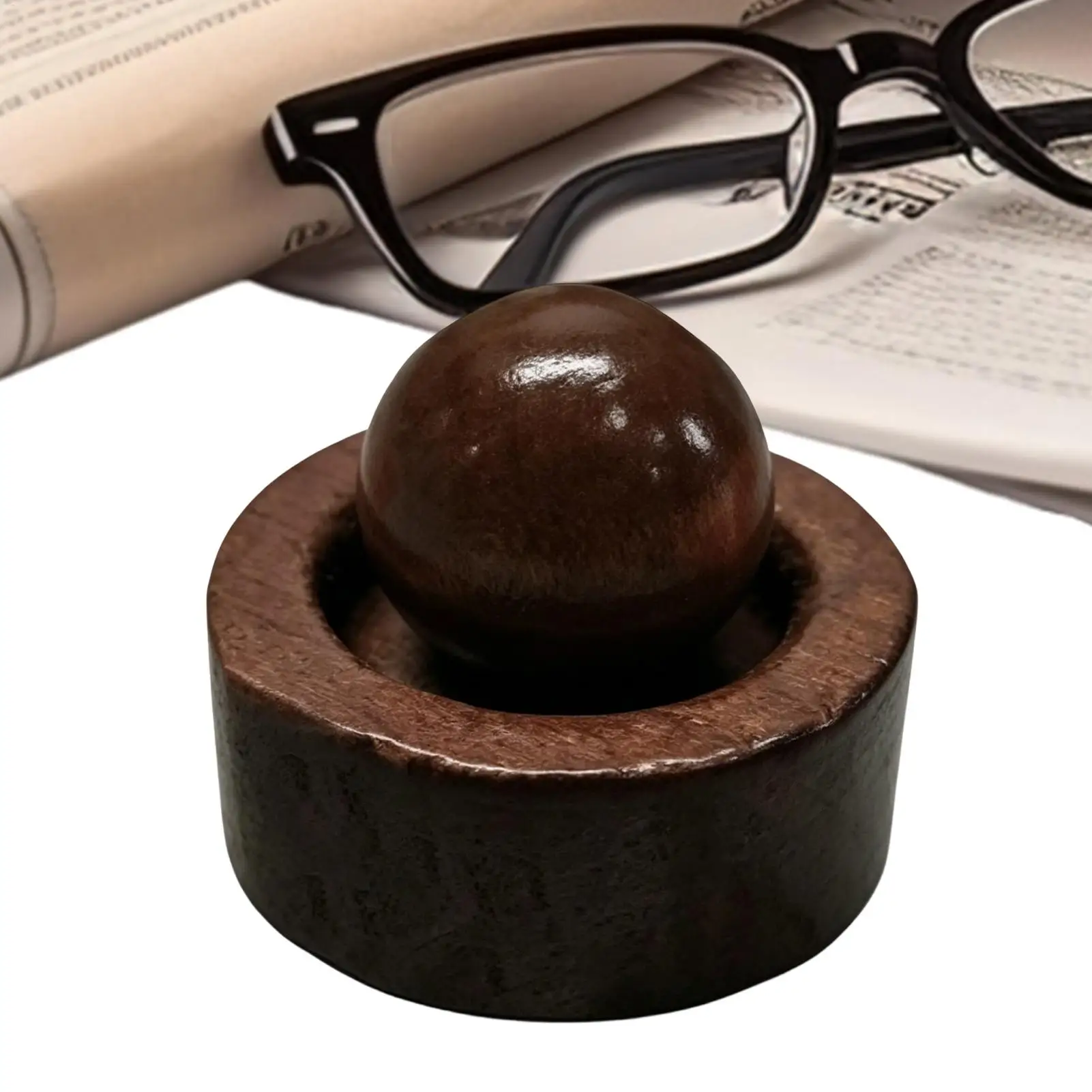 Car Wooden Essential Oil Diffusers Spherical Design Natural Fragrance Dispersion Bedroom Decor Diffuser Car Home Room Fragrance