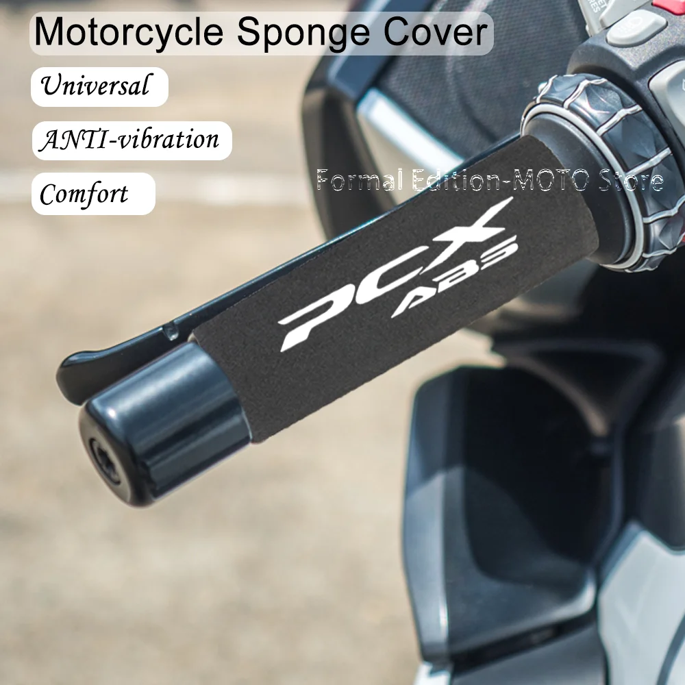 

For Honda PCX125 PCX 150 PCX160 abs Motorcycle Grip Cover Shockproof Motorcycle Sponge Grip Non-Slip Handlebar Grip Sponge Cover