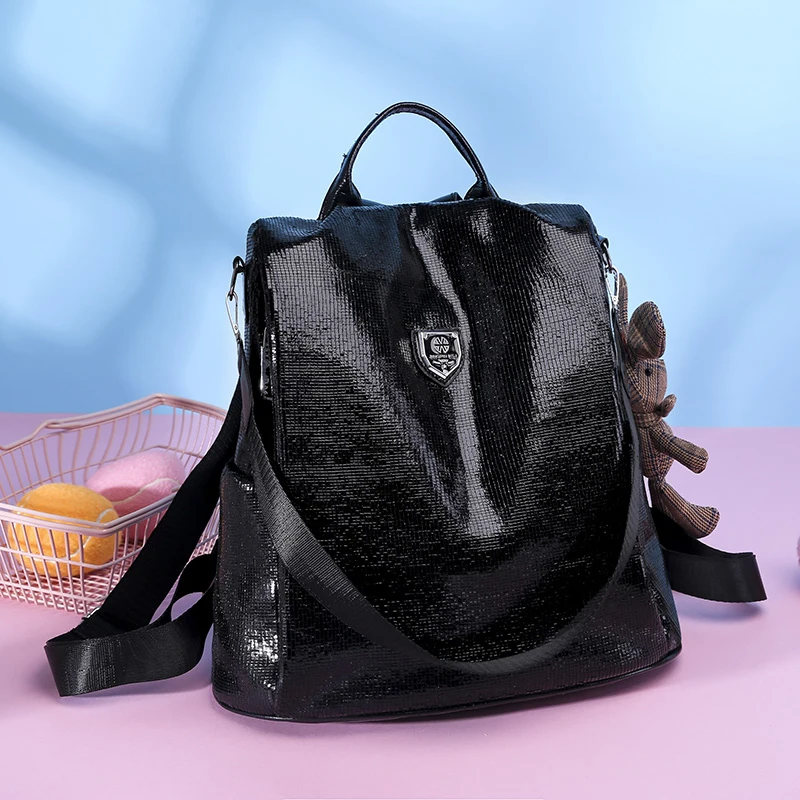 Trendy high-capacity backpack personalized women\'s bag security and anti-theft backpack travel bag New product in 2024 bags