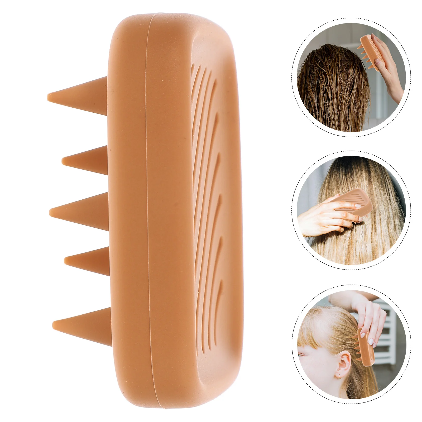 سيليكون شامبو دش فروة الرأس مدلك مقشر الشعر فروة الرأس مدلك تنظيف عميق دش الاستحمام أداة العناية بالشعر