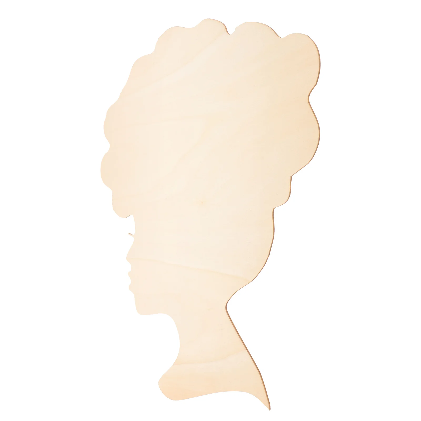 

Wood Head Cutout Natural Plywood Unpainted DIY Craft Pieces for Painting Home Decor Wood Plaques for DIY Craft