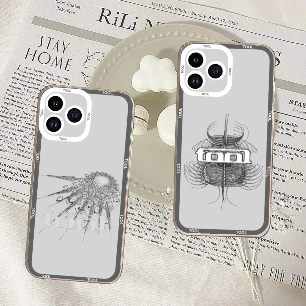 Tool Singer Pop Band Phone Case For iPhone 11 12 Mini 13 14 15 Pro Max Transparent Shell