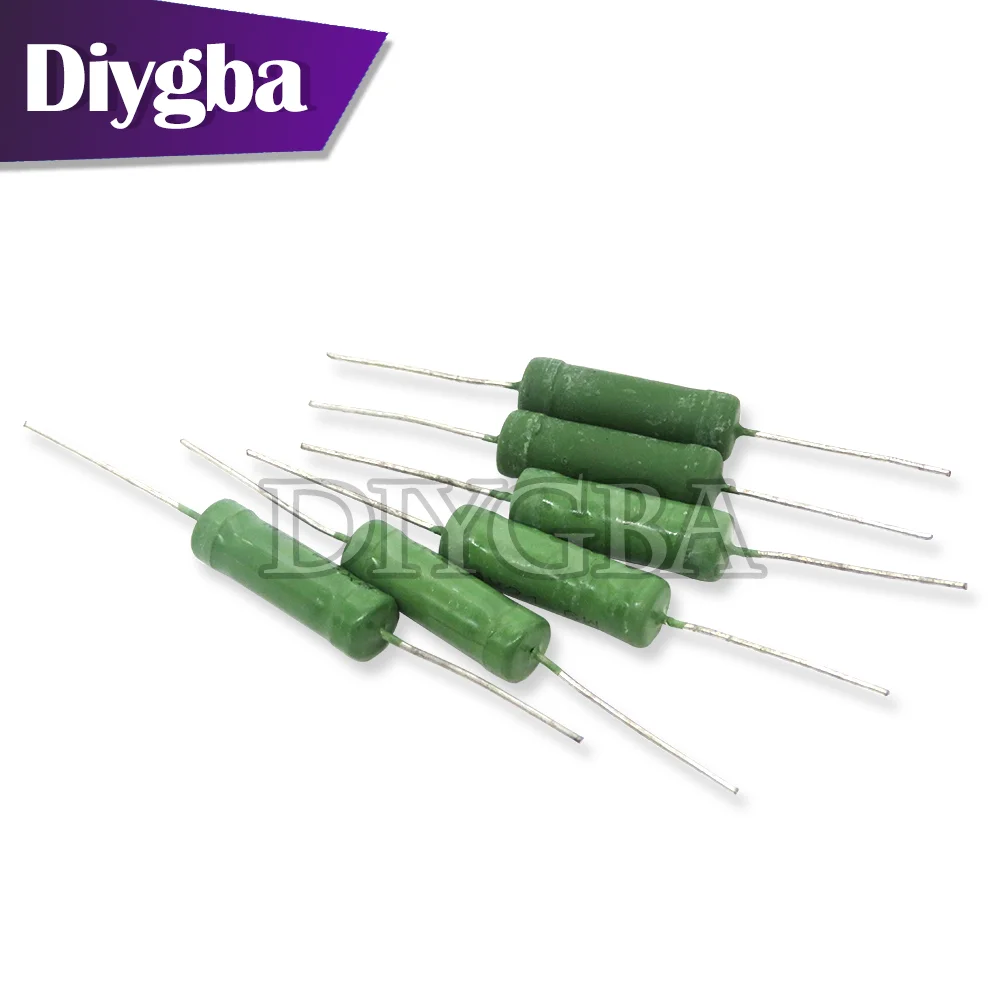 5 pz/lotto RX21 6W 10W resistenza a filo avvolto 5% 1R 10R 100R 1K 10K 12K 15K 18R 20R 22R 24R 27R 30R 33R 36R 0.01R resistenza