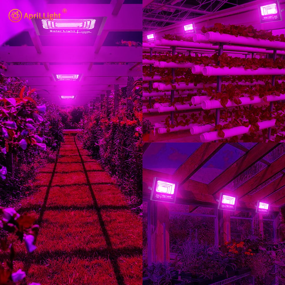 Plants Light 200W Led Solar Grow Light IP66 Phyto Lamp Full Spectrum Bulb Hydroponic Lamp Greenhouse Flower Seed Grow Tent