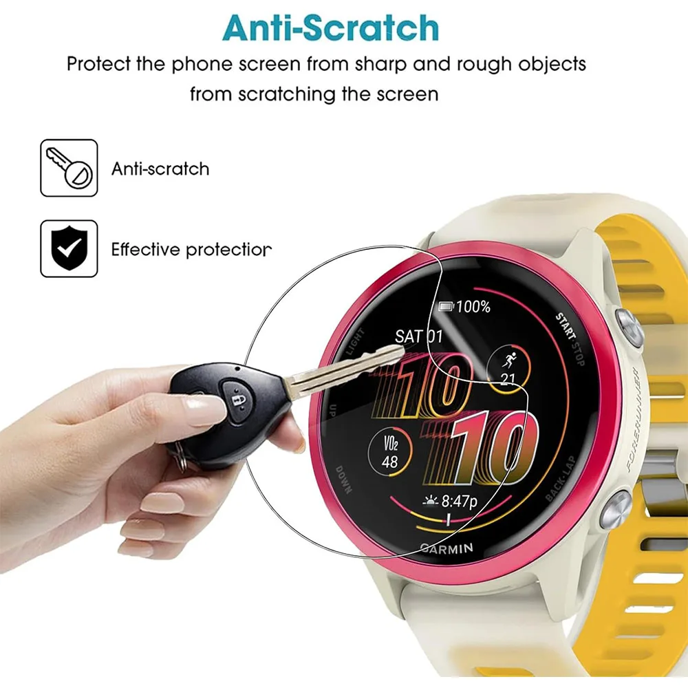 Protecteur d'écran souple en TPU pour Garmin Forerunner 570, 42mm/47mm, Film Hydrogel HD transparent pour montre Garmin Forerunner 970, 1 à 5 pièces