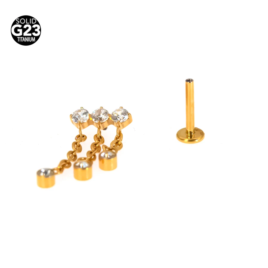 الزركون هيئة ثقب المجوهرات ، G23 التيتانيوم سلسلة ، استرخى الأذن ترصيع ، الزركون أعلى Labret ، الأذن شماعات سلاسل ، منحني بار قلادة