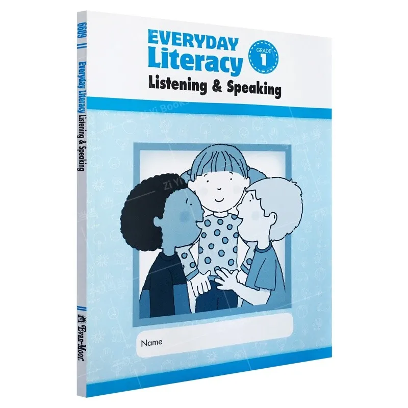 

Evan-Moor Everyday Literacy Listening And Speaking Grade 1 Workbook,aged 5 6 7 8, English book 9781608236817