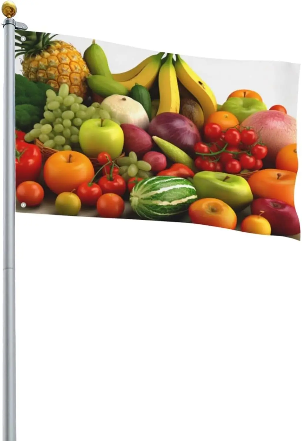 Flagicts 100% Polyester variety fresh vegetables fruits Flags