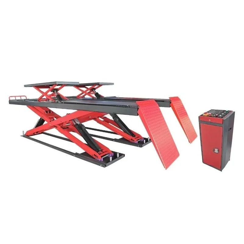 Original TLT840WAF 4-ton ultra-thin scissor car lifting ground wheel alignment, lifting capacity 4000 kg