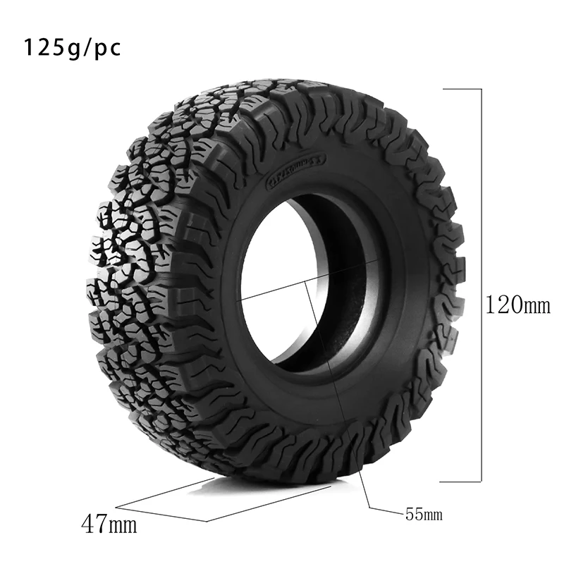 Opona samochodowa RC 120*47mm 4 szt. 2.2 \