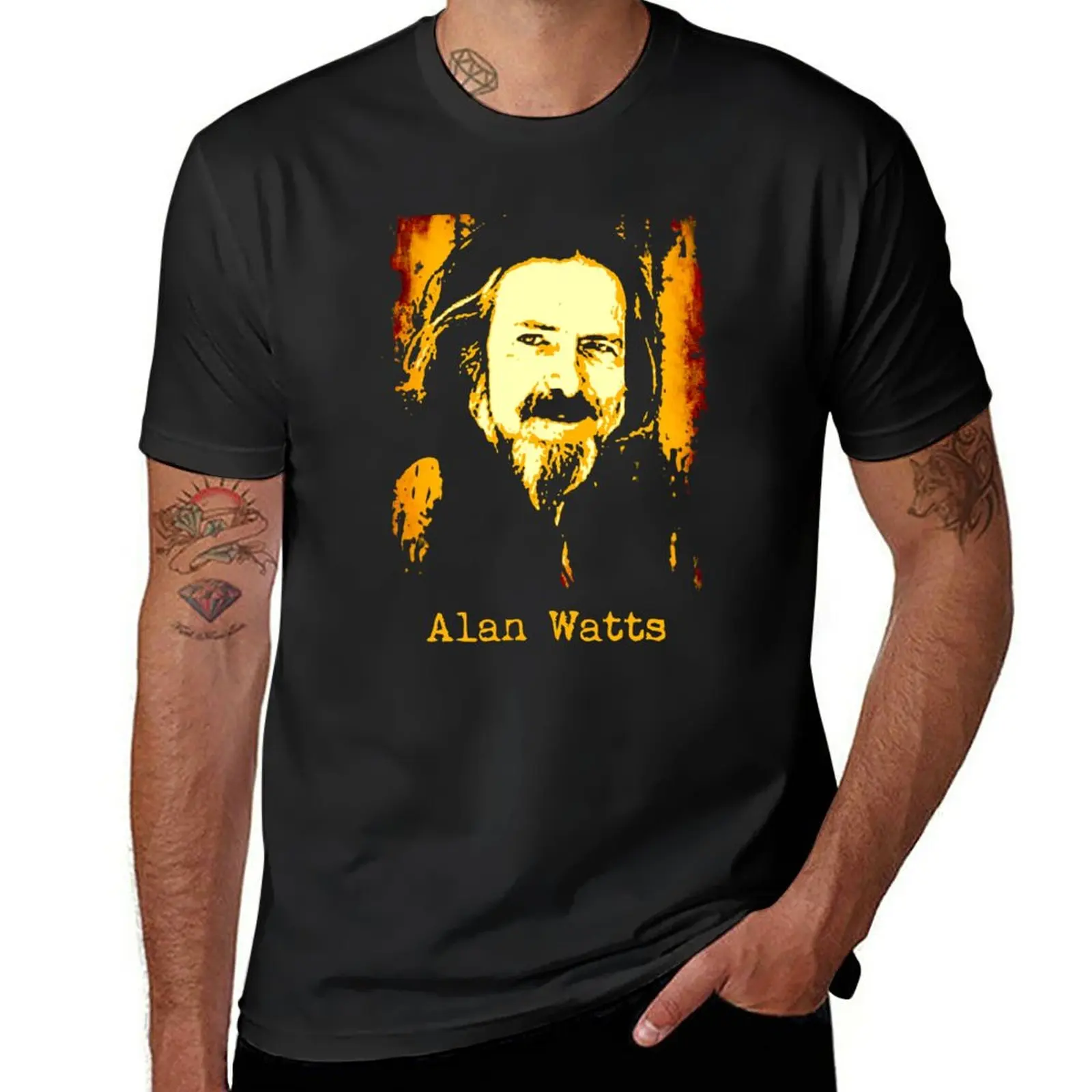 New Best Alan Watts Eastern Philosophy Buddhism Buddhist lover gift Black t shirt T-Shirt