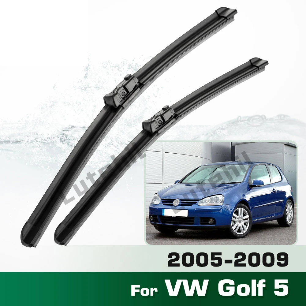 

Передний дворник для VW Golf 5 2005-2009 2006 2007 2008, щетки стеклоочистителя, лобовое стекло, щетка для лобового стекла 24 "+ 19"