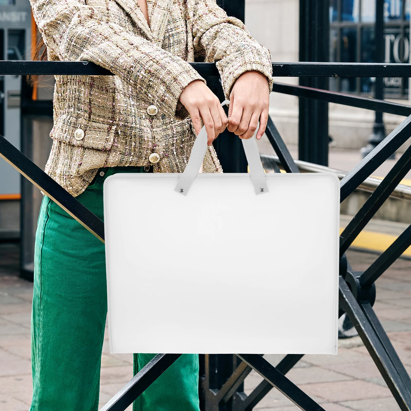 المحمولة الفن محفظة مقاوم للماء الأوساخ مقاومة منظم الملفات لأوراق الامتحانات وثائق رسم طالب أوراق الاختبار مجلد الفن #2