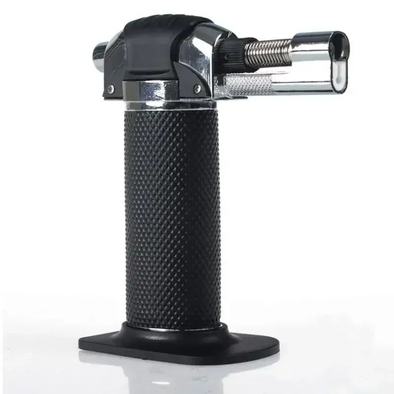 Adjustable Torch Refillable Barbecue Metal Gas Bunner Butane Lighter Burning Electricity Brazing Welding Gun Inflated Flame Gun