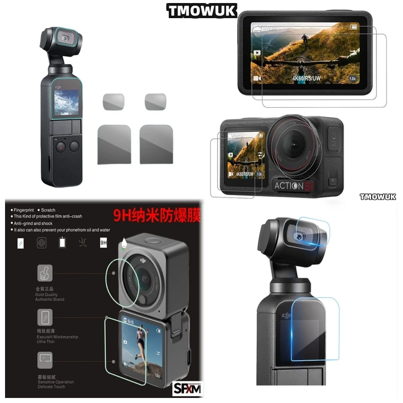 

For DJI Pocket 1 2 Osmo Pocket 3, Everyday Use Screen Guard For Action 2 4 Pro.