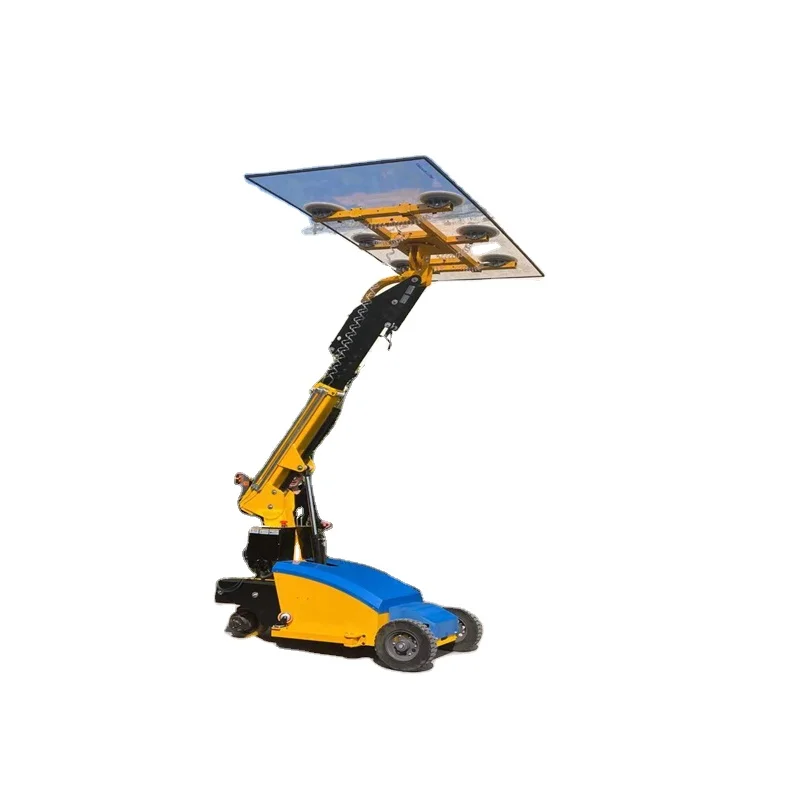 Electric Stacking Glass Vacuum Lifter with Automatic Lift and Suction Glass Carrier
