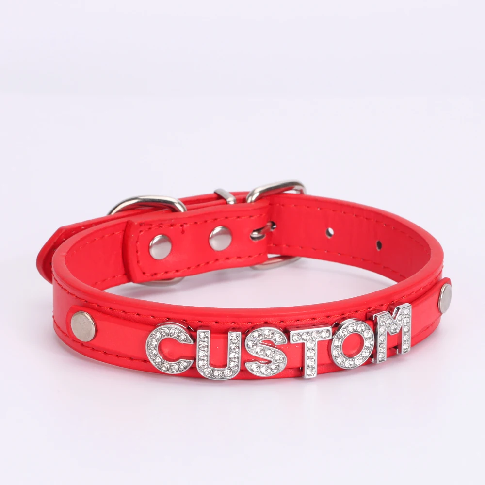 Personalisierte Namens-Choker-Halsketten für Frauen, sexy personalisierte PU-Leder-Halskette für Männer mit individuellen Buchstaben und Zahlen – Detail 6