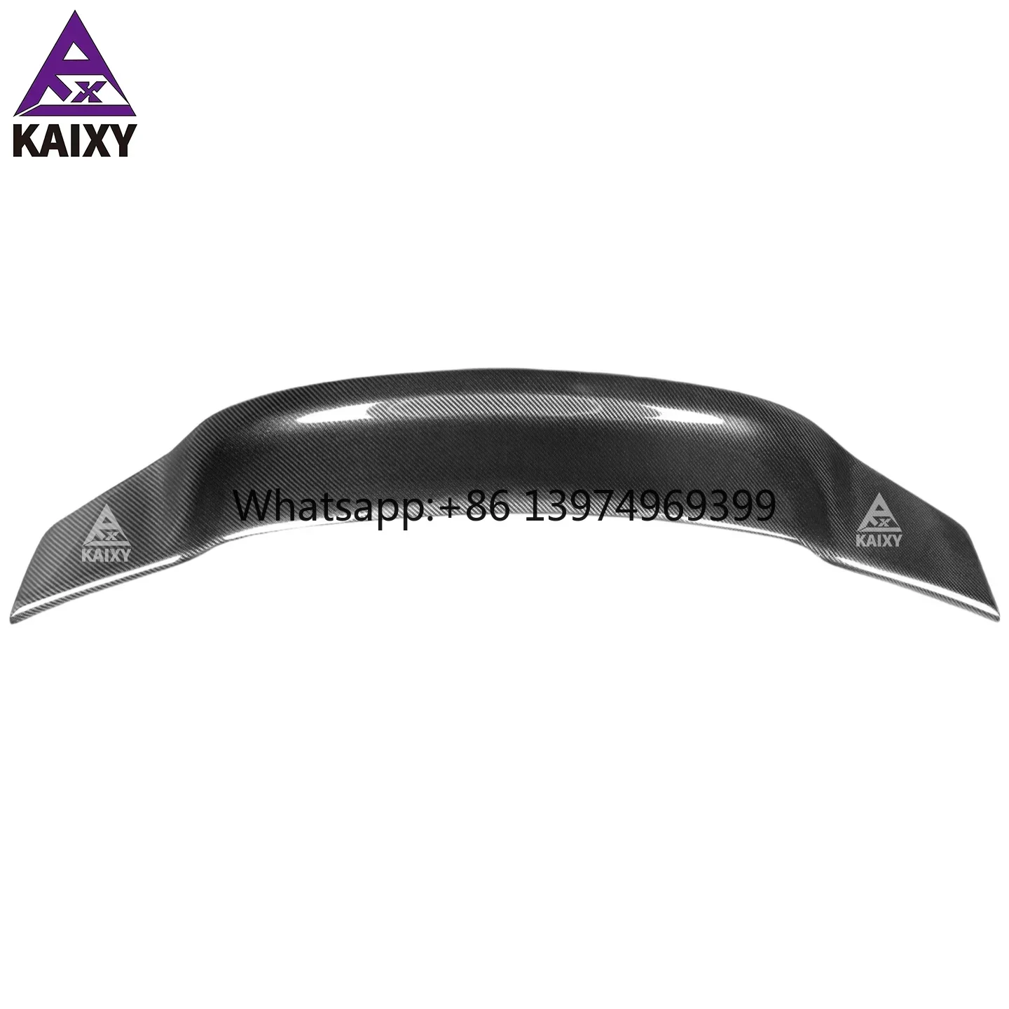 R Style Carbon Fiber Spoiler for Mercedes Benz W204 C63 AMG Rear Trunk Wing