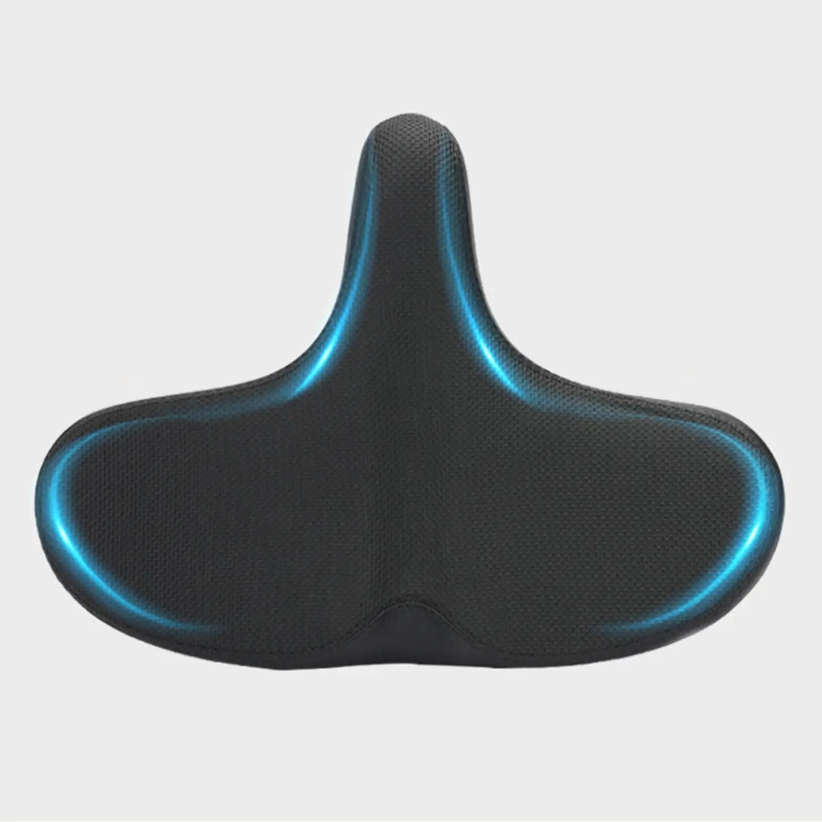 Shock Absorbing Bike Seat Wide Ergonomic Saddle Comfortable Cycling Cushion for Commuters and Exercise
