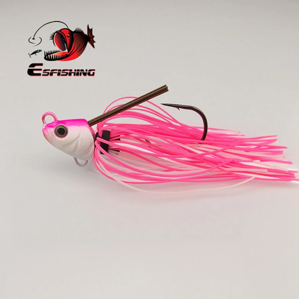 KESFISHING Silikonrock, 5 Stück, weicher Köder, Jigkopf, Angelzubehör für Haken, Metall-Jig, viele schöne blinkende Farben – Detail 4