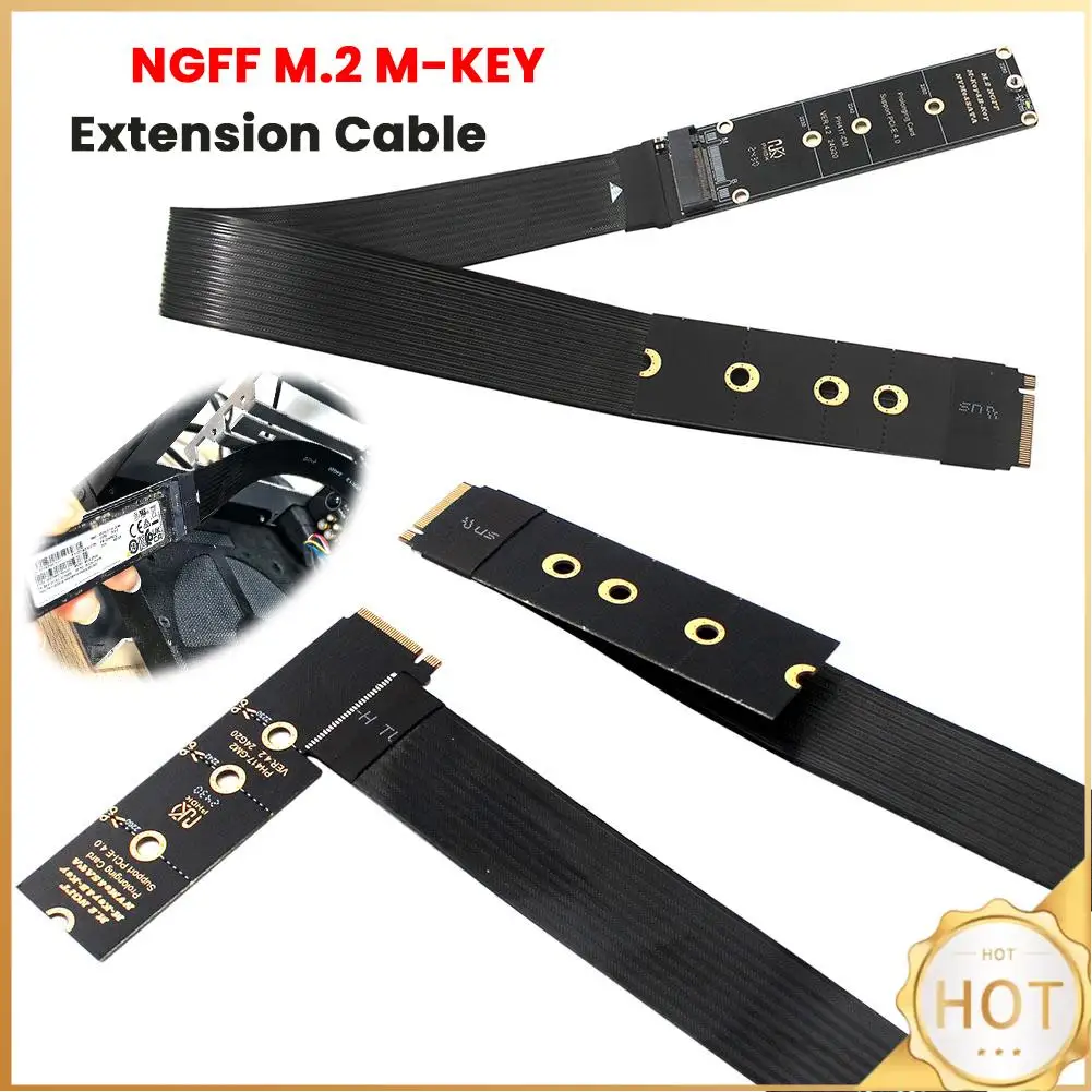 

M.2 NVME NGFF M-Key SSD Extension Cable M.2 NVME Extender M.2 NVMe SSD Extension Cable for M.2 2230 2242 2260 2280 SSD