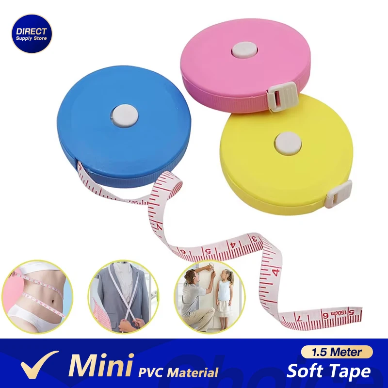 Flexible 1.5m Tape Soft Measure CM Inch Double Scale Body Ruler Measurement Sewing Tailor Craft Tool