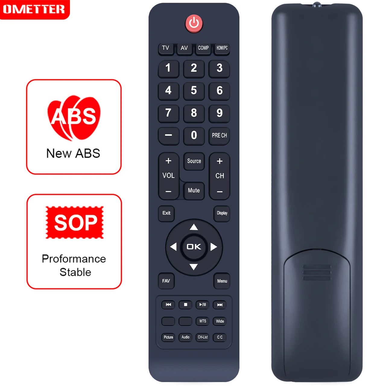 New B8.080.446-2 Replacement Remote Control fit for NEC E506 LED TV