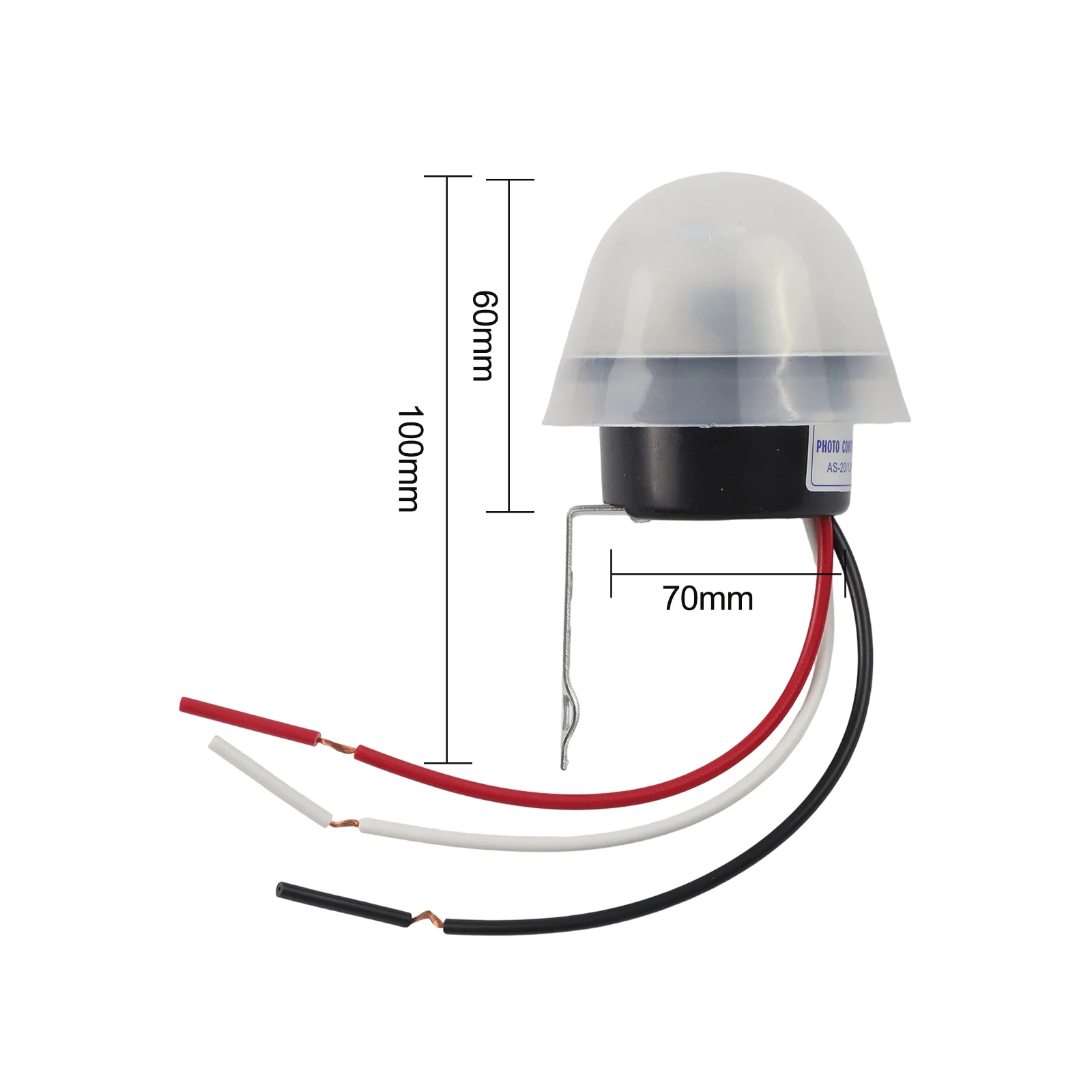 AS20 Automatic Light Control Switch AC220V 10A Photosensor for Street Highway Garden and Airport Lighting Systems