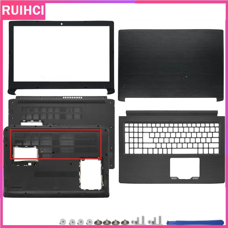 

For Aspire 3 A315-41 A315-53 A315-53G A515-51 51G New Laptop LCD Back Cover/LCD Hinges/Front Bezel Color Black AM28Z000100