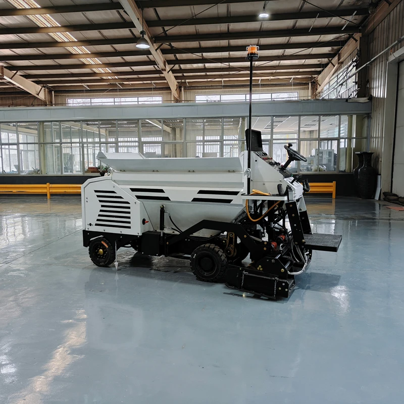 In Stock New White Color Paving Machine For Asphalt Laying In Residential And Commercial Road Works With Euro5 EPA KUBOTA Engine