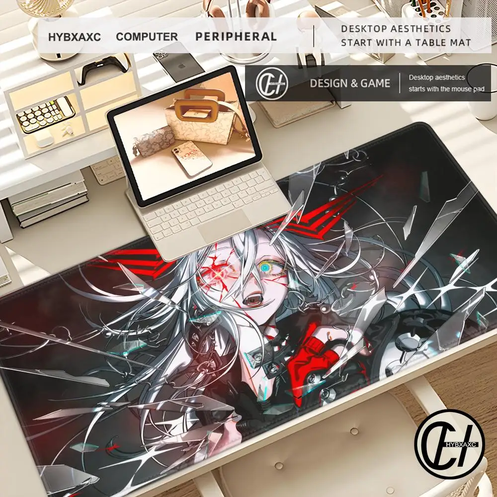 HYBXAXC W-Wallhack SP005 Mouse Pad XXL 400x900mm Cute HD Desk Pad Extended Gaming Keyboard Mats Large XXL Gamer Mousepad 80x40