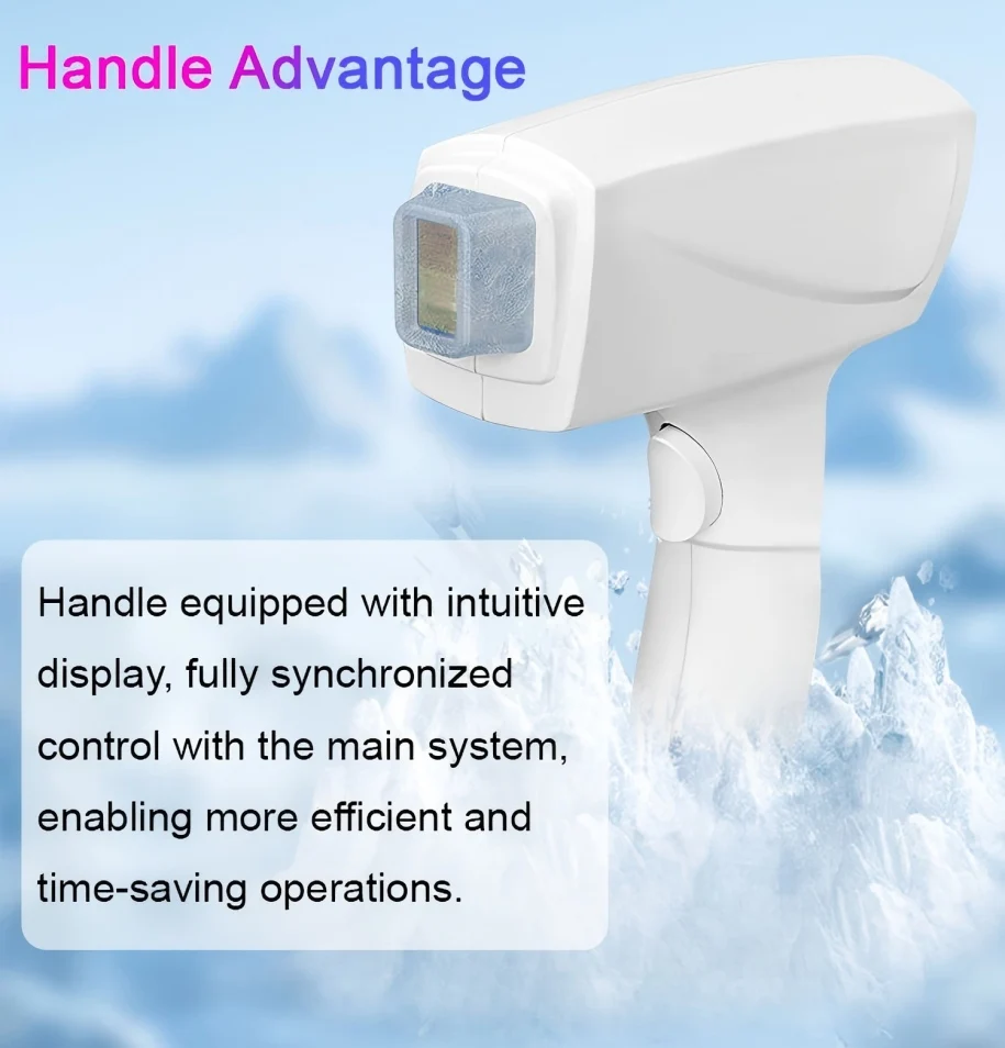 Máquina de depilación láser de diodo portátil FDAus CE 808nm indolora hielo fresco permanente para todos los tonos de piel para uso en salón en casa