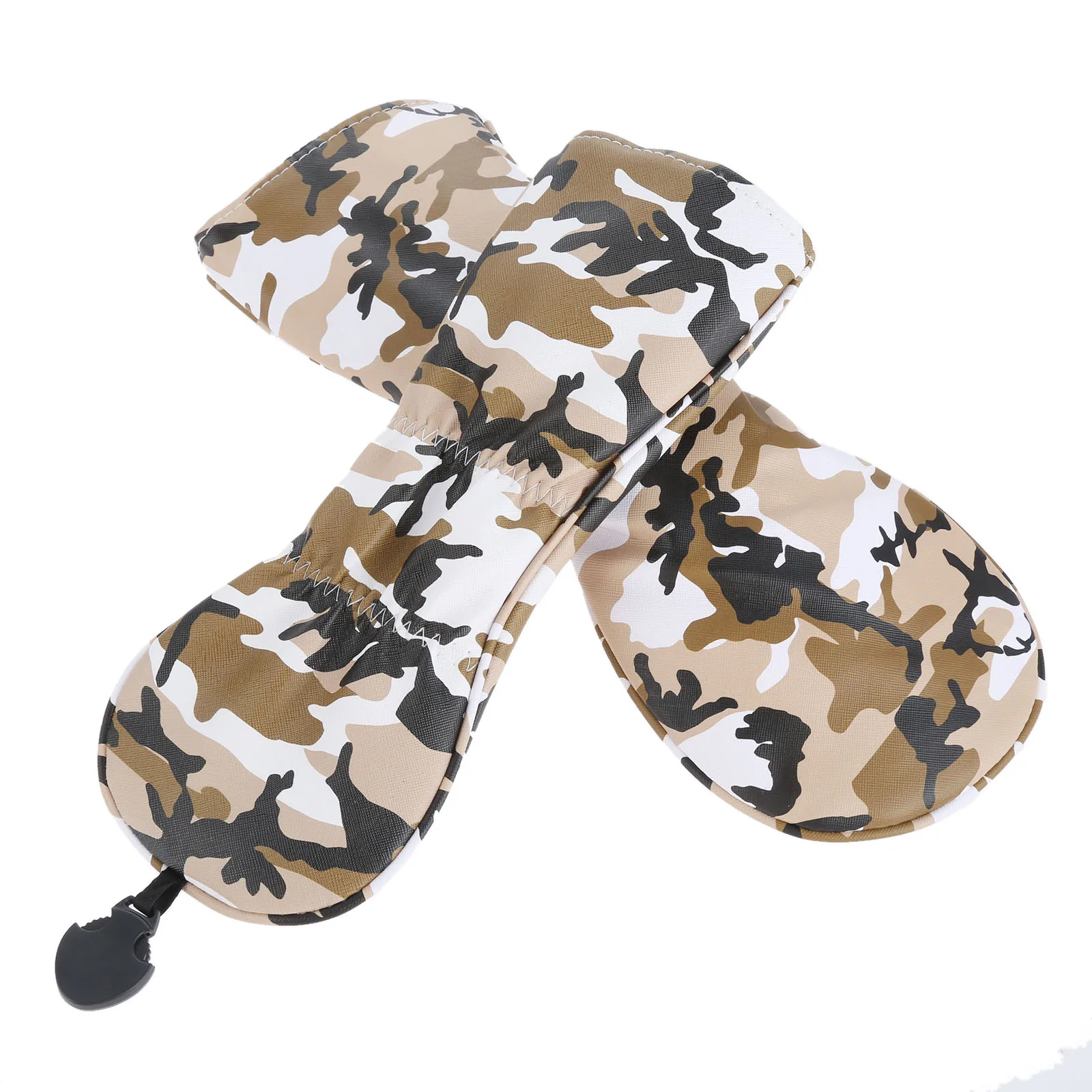 

4 шт./компл. чехлы на голову для гольф-клуба из искусственной кожи, защита для головы для гольф-клуба, водонепроницаемый эластичный головной убор для гольфа, профессиональный