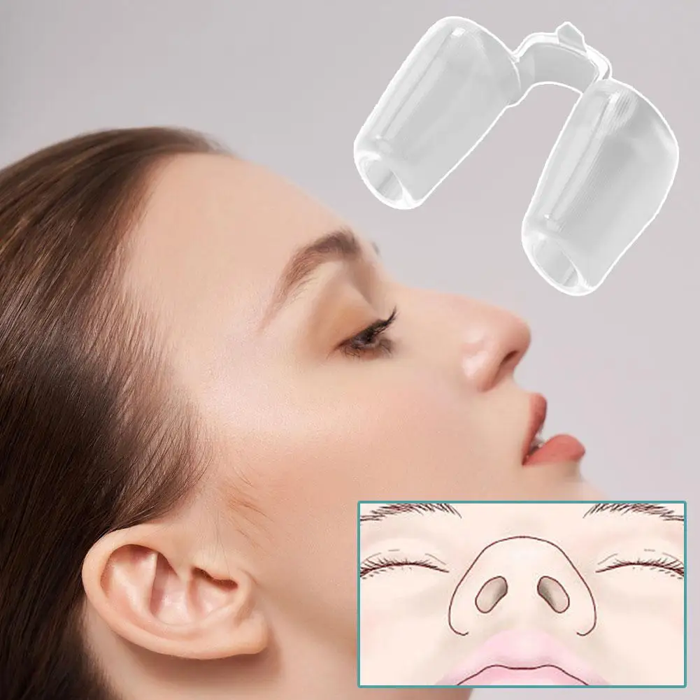 1pc Rhinoplasty Nostril Support Postoperative Silicone Silica Shaping Fixator Clip Mold Crooked Gel Correction Nose Nose U1A8