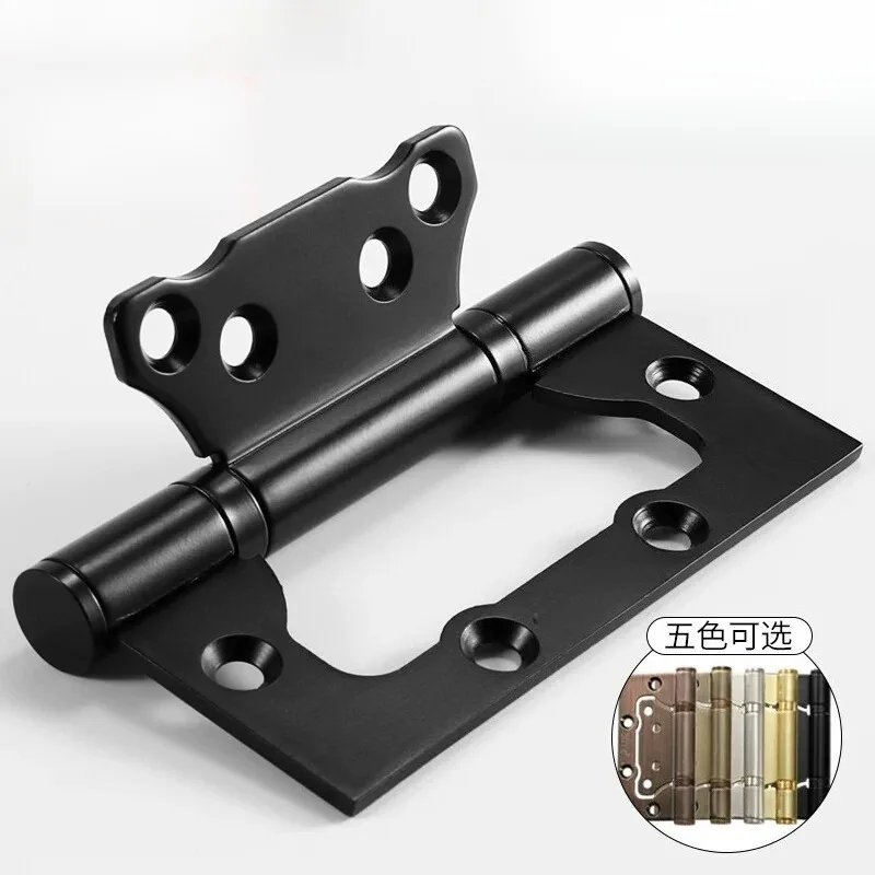 Gute child and mother hinge 4 inch stainless steel slotted-free wooden door door silent thickened letter hinge wholesale