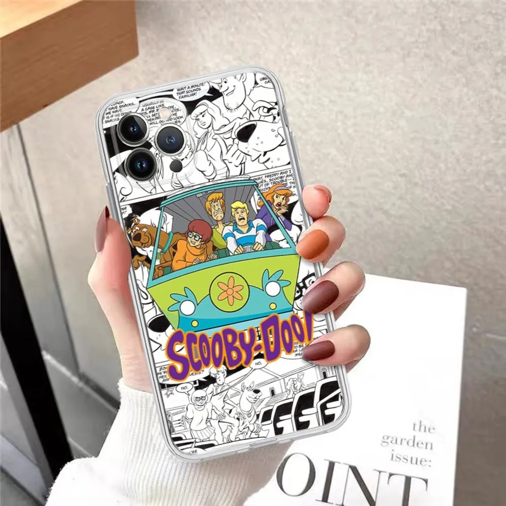 ANIME SSC-OOBY-DOOES CARTOON Phone Case Silicone Soft for iphone 15 14 13 12 11 Pro Mini XS MAX 8 7 6 Plus X XS XR Cover